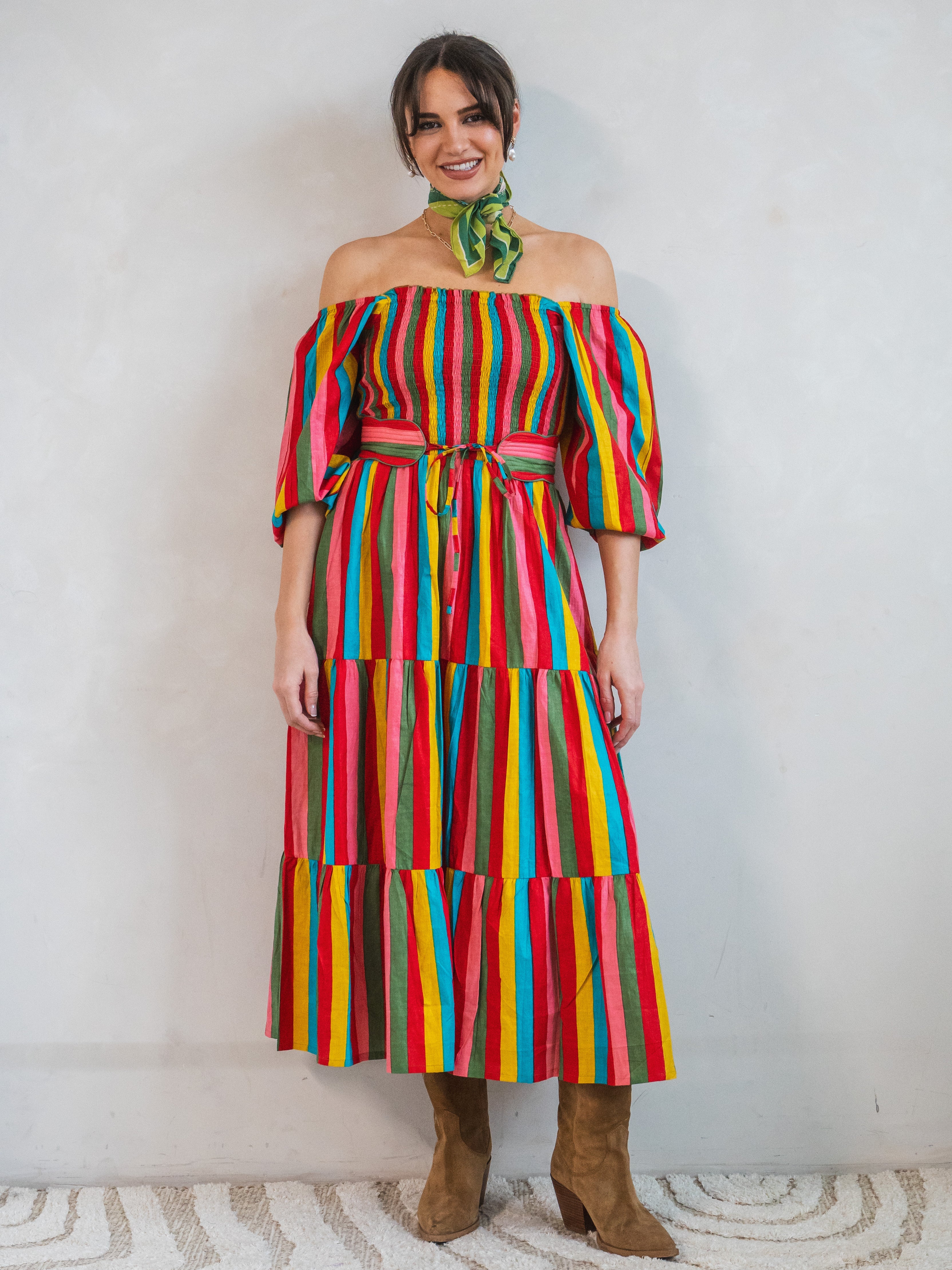 'HONOUR' DRESS IN CARNIVALE