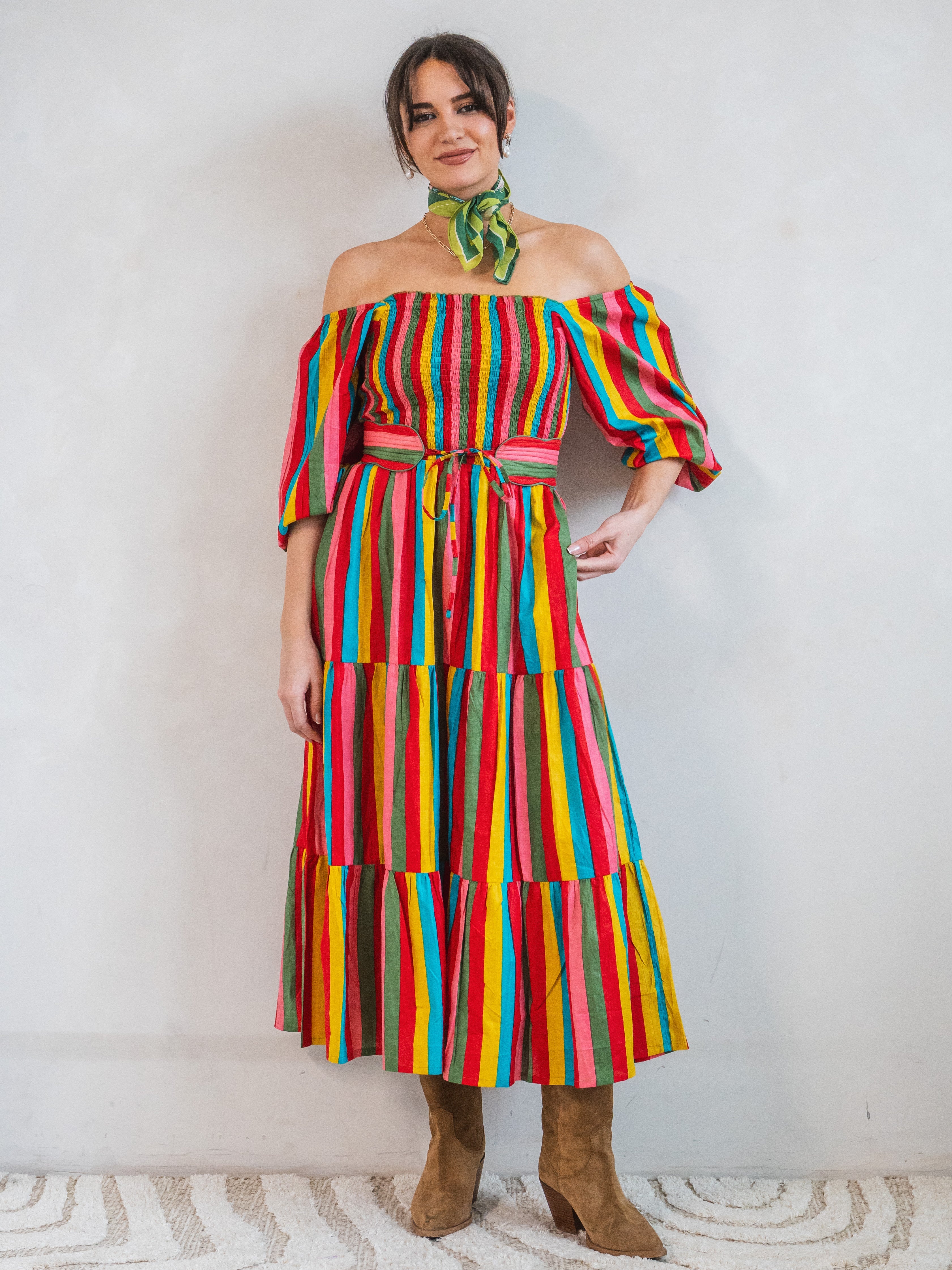 'HONOUR' DRESS IN CARNIVALE