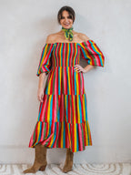 'HONOUR' DRESS IN CARNIVALE