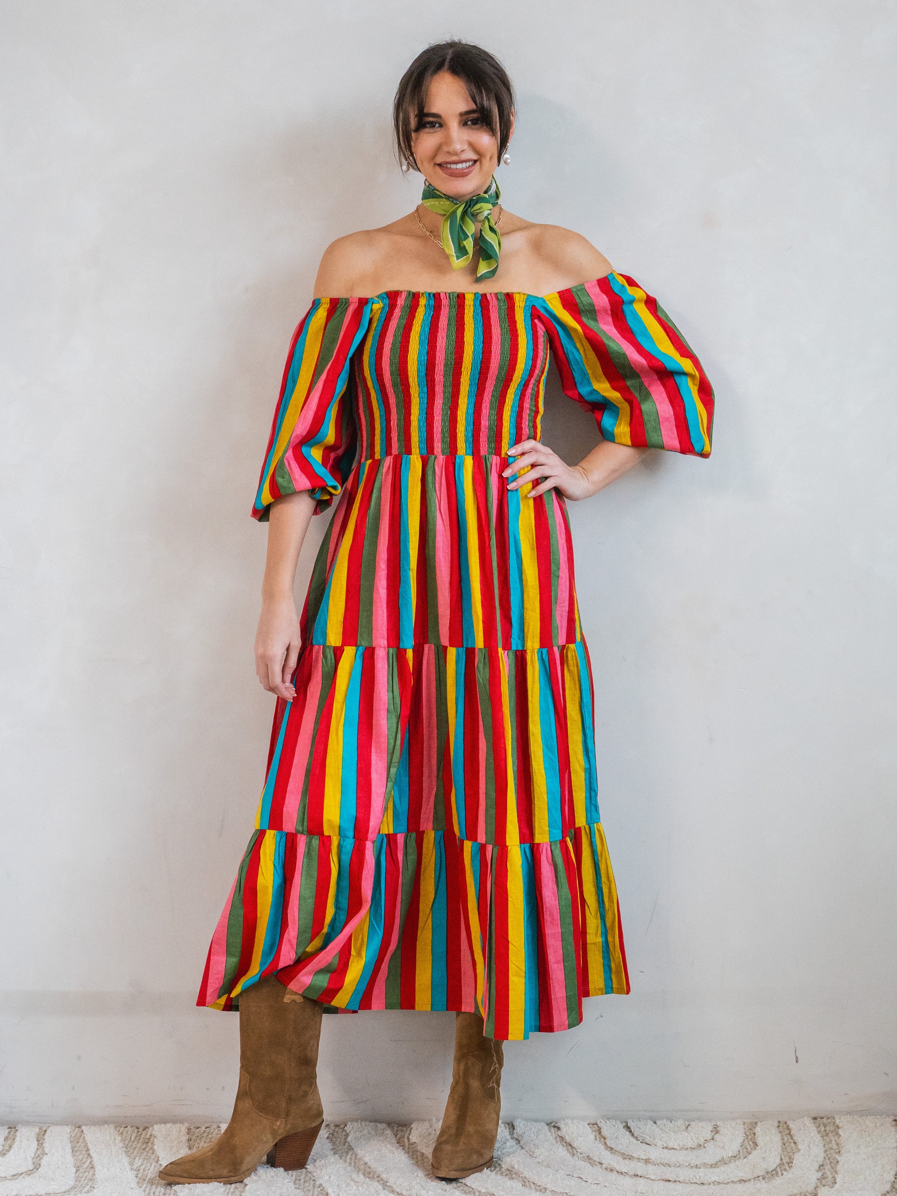 'HONOUR' DRESS IN CARNIVALE