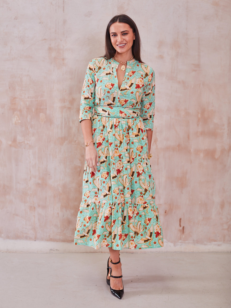 'HOPE' DRESS IN GOLDEN EAGLE