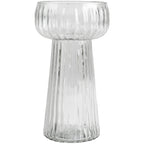 Hyacinth Ribbed Glass Vase | 2 Colours