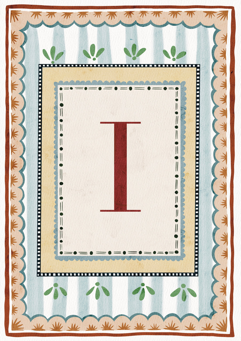 ALPHABET LETTERS ~ Blue / Red