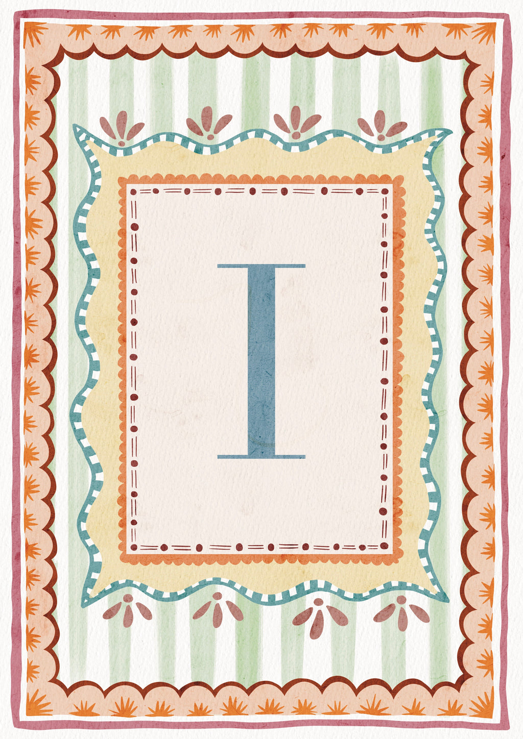 ALPHABET LETTERS ~ Blue / Pink / Green /