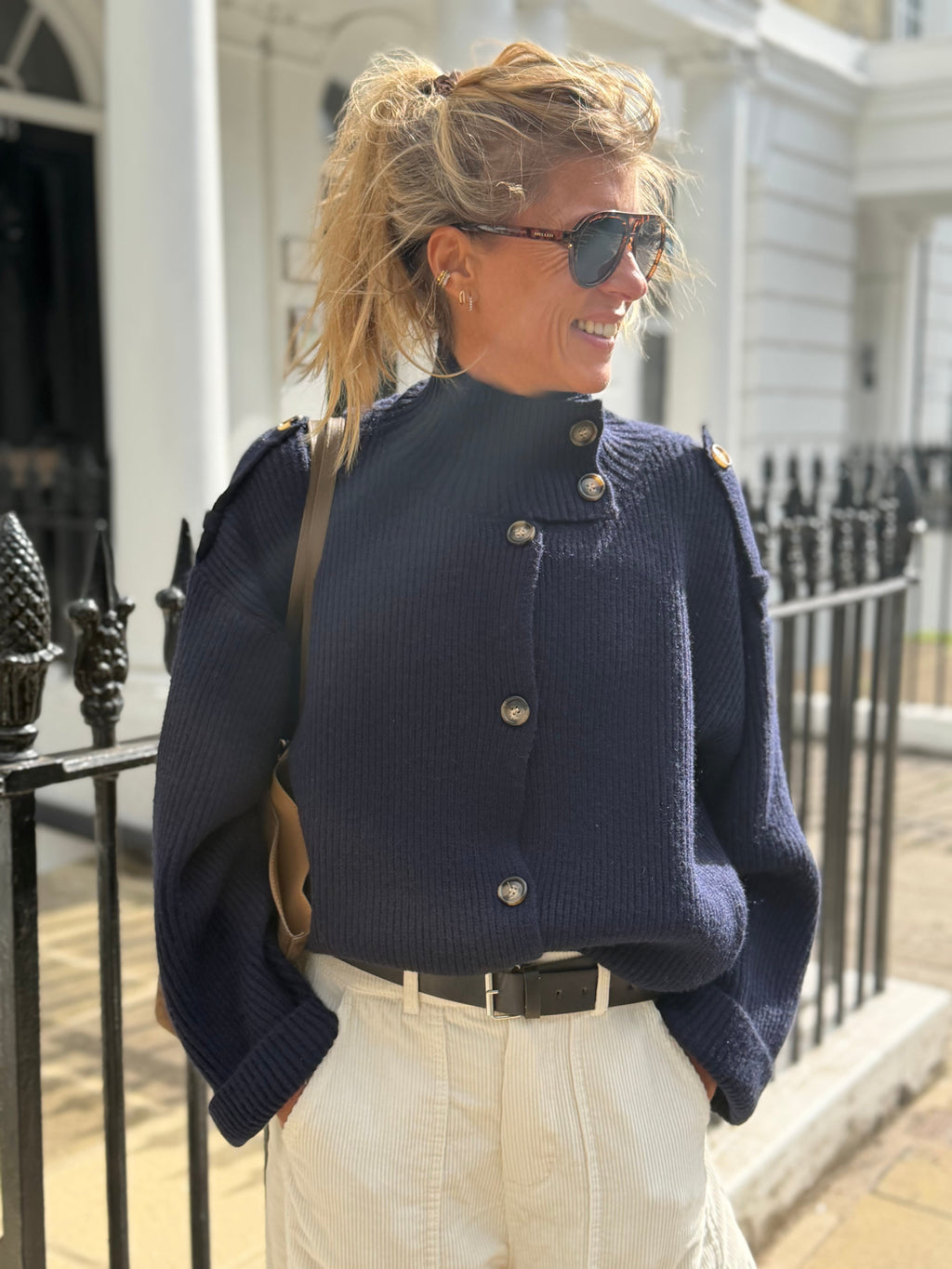 Knightsbridge Navy Cardigan