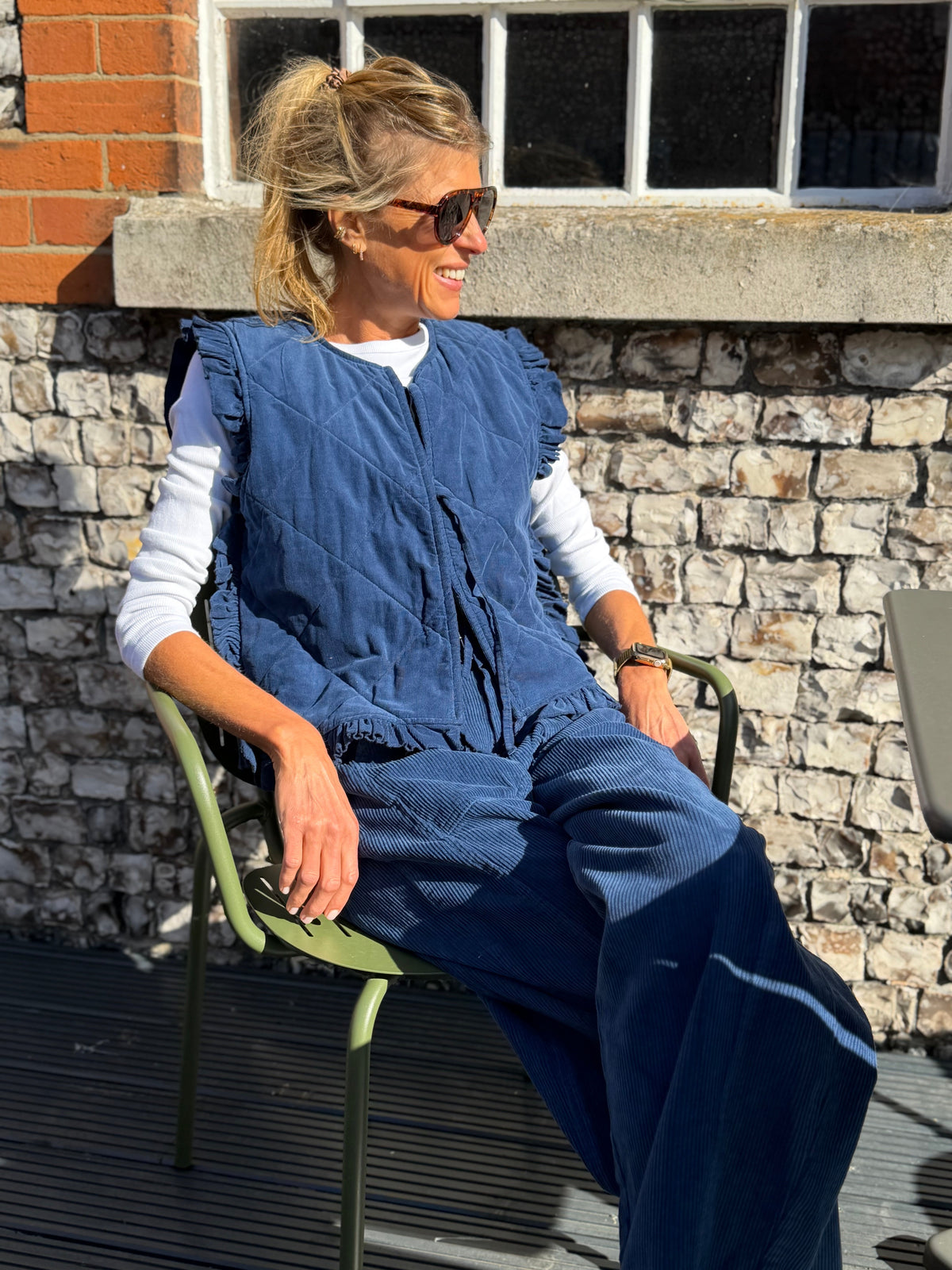 Grace Blue Gilet