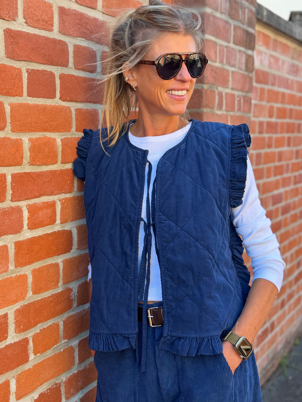 Grace Blue Gilet