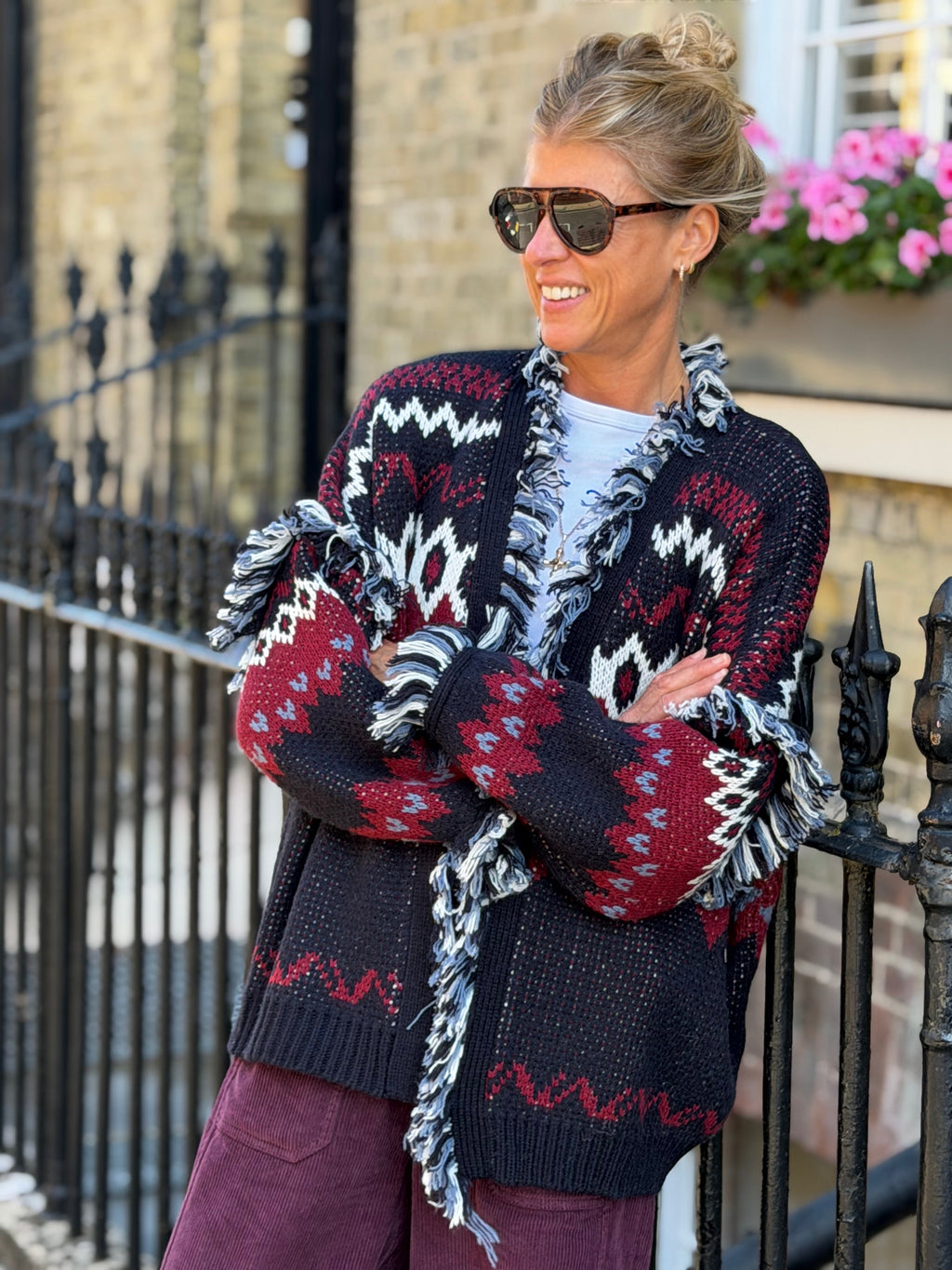 Highbury Navy Cardigan