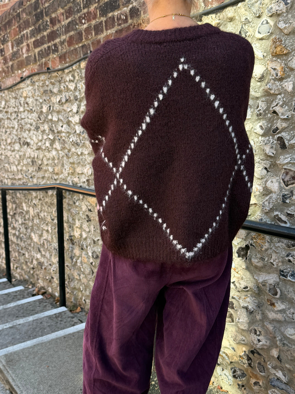 Harwood Burgundy Knit