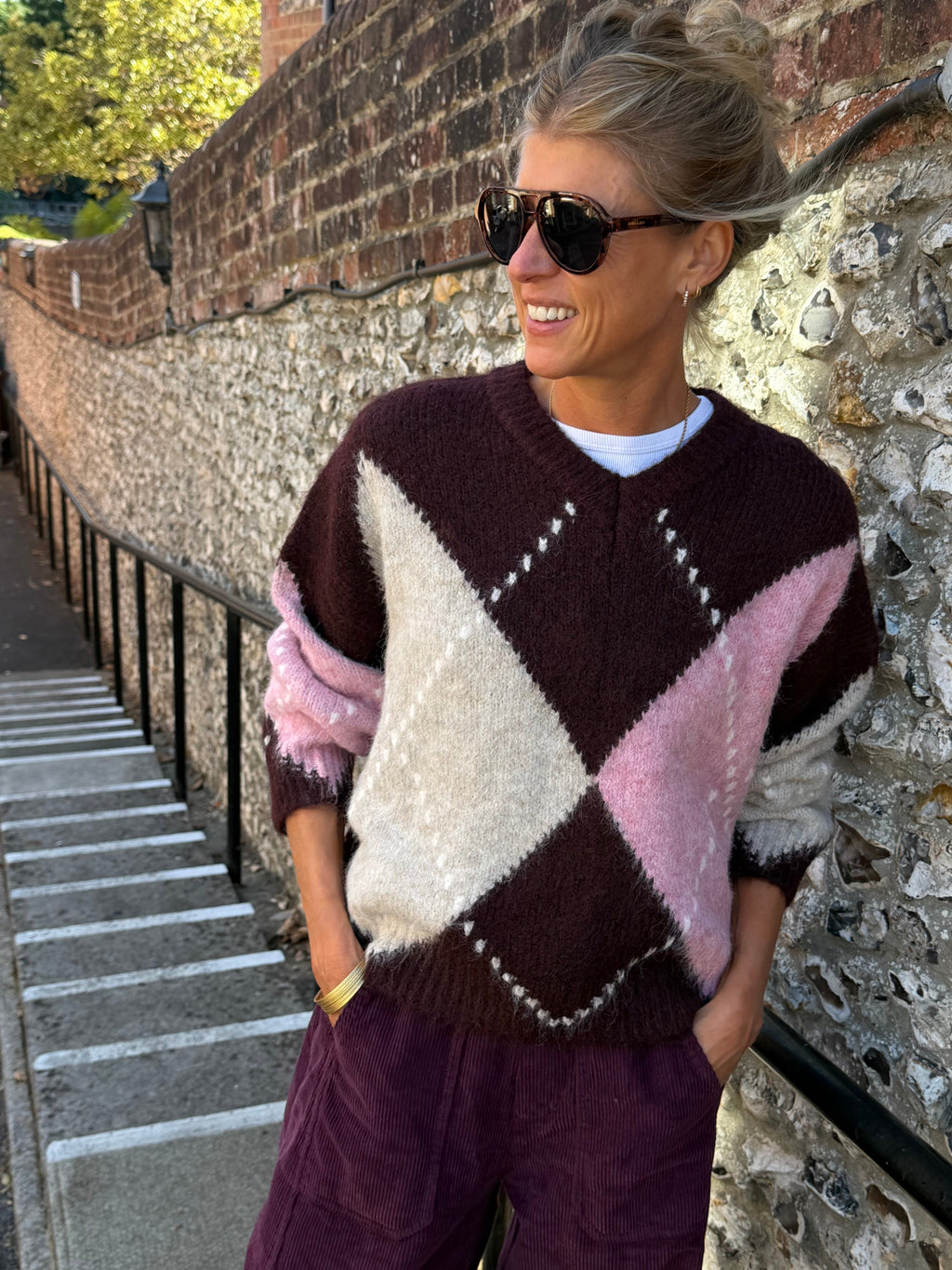Harwood Burgundy Knit