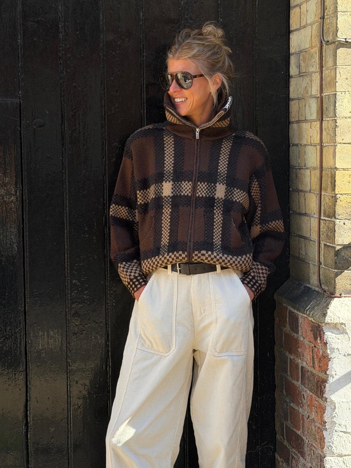 Buckley Chocolate Knitted Jacket