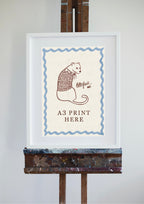 ALPHABET LETTERS ~ Blue / Red