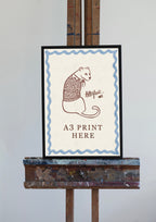 ALPHABET LETTERS ~ Blue / Red