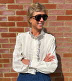 Trellis Ecru Blouse