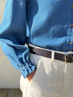 Brenley Denim Blouse