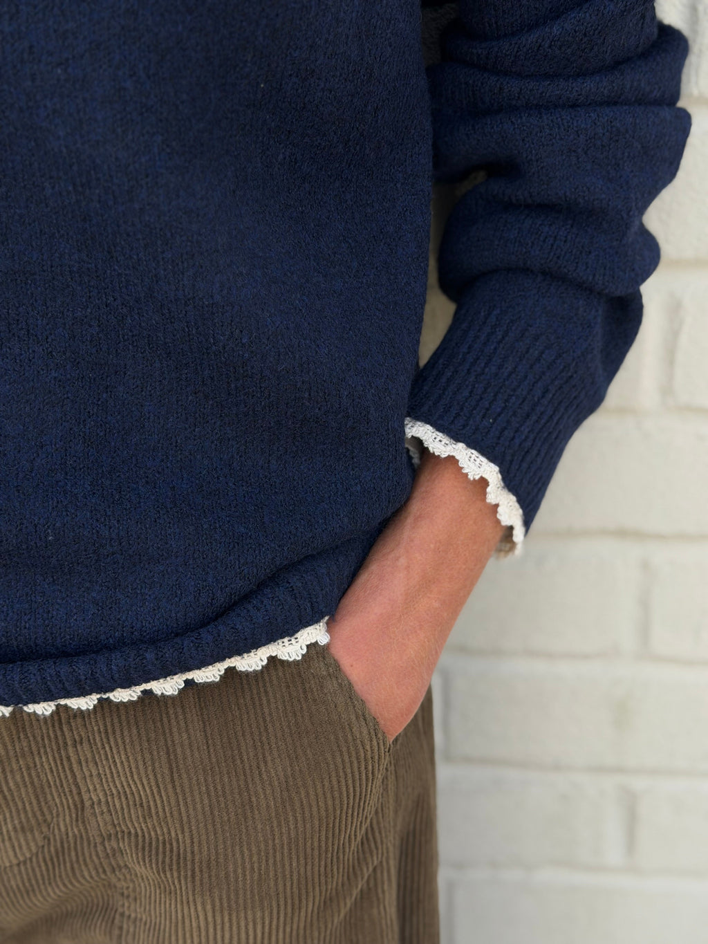 Foundry Navy Knit