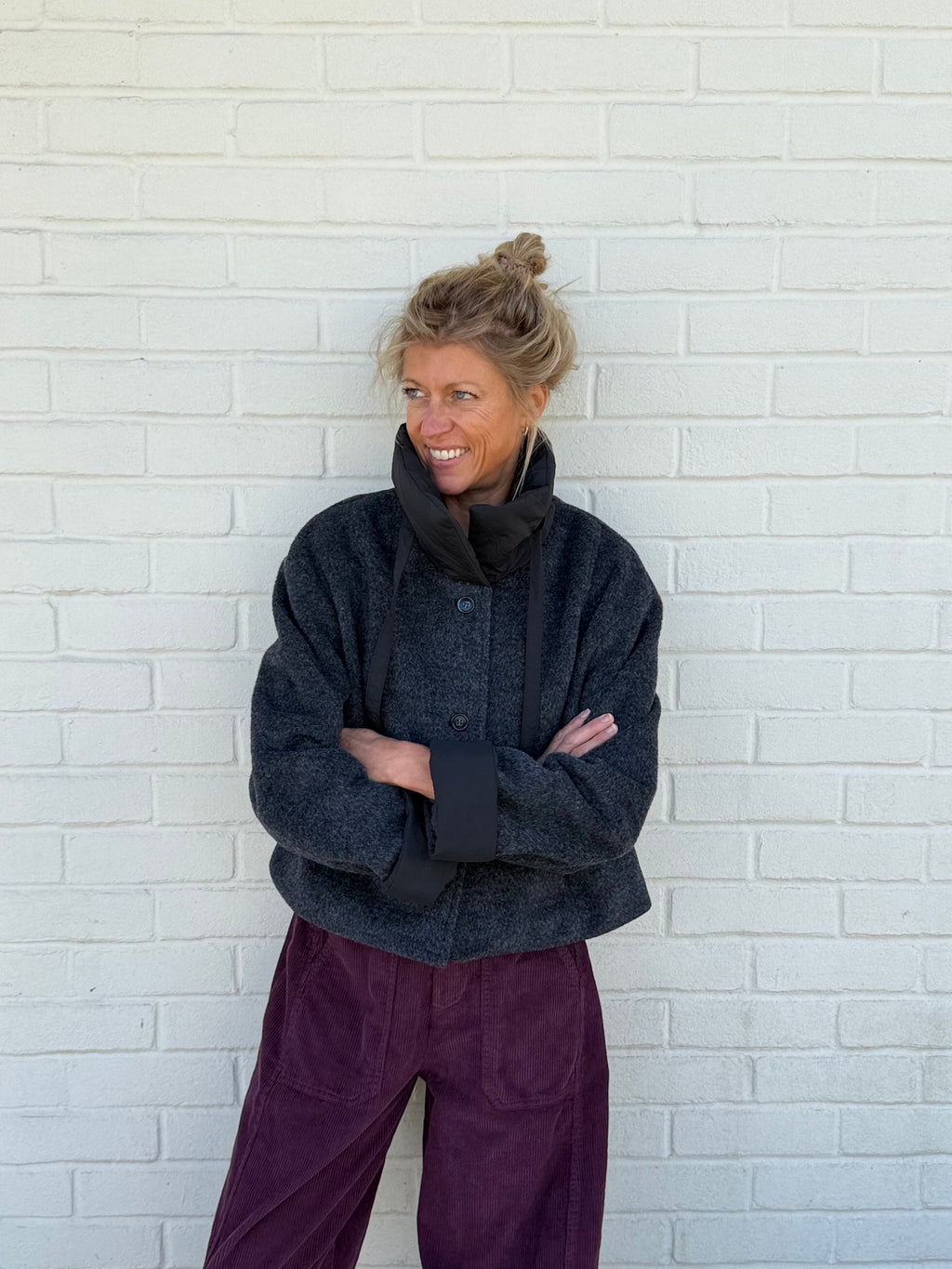 Gina Charcoal Jacket