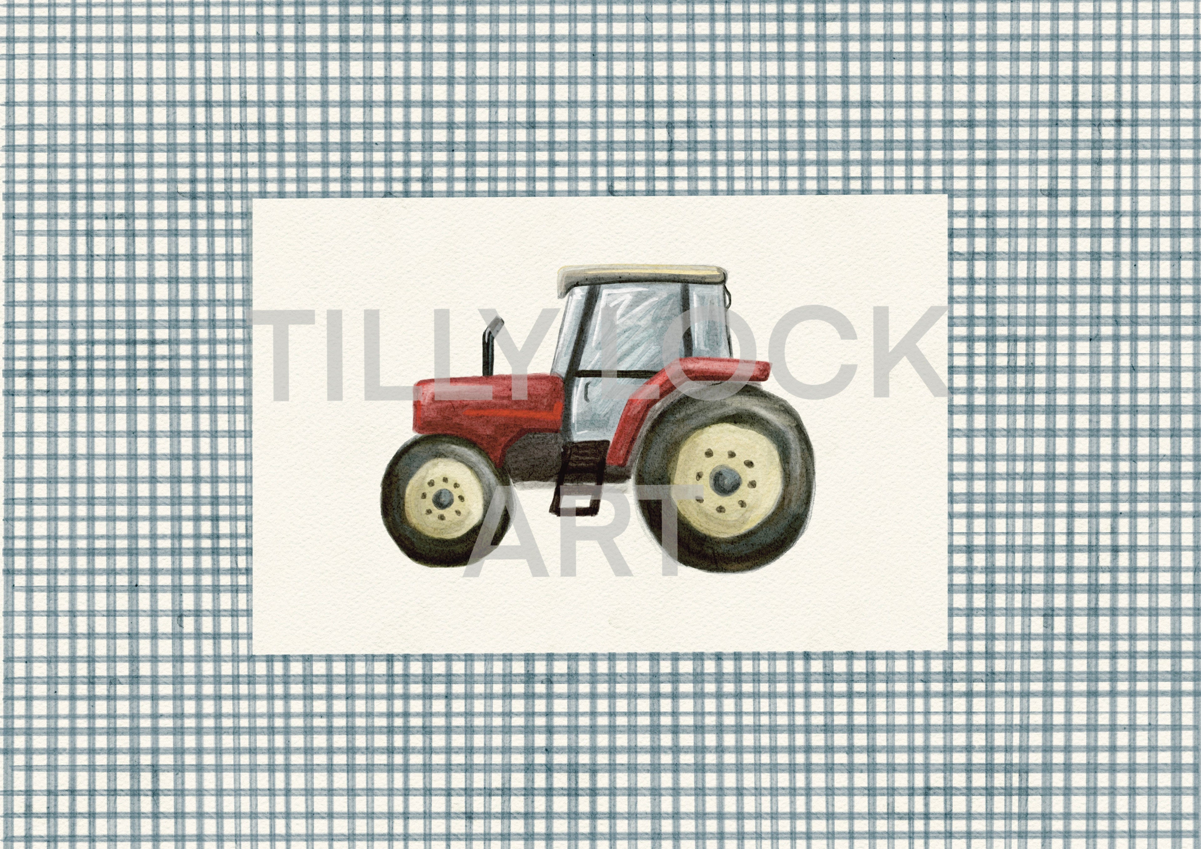 TRACTOR ~ RED
