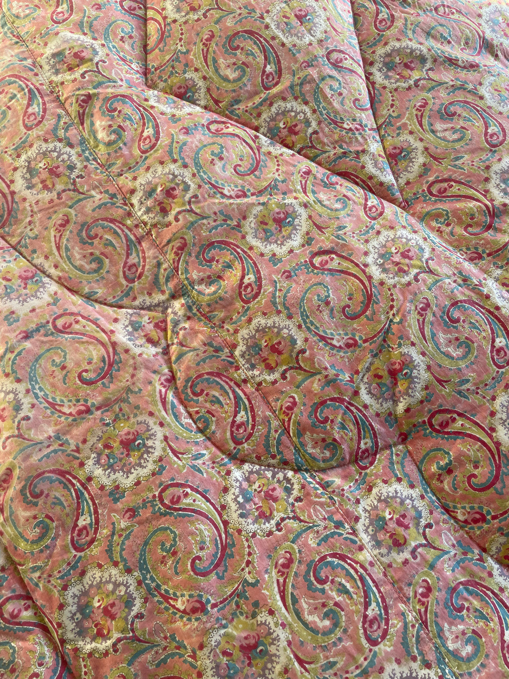 Single Paisley eiderdown