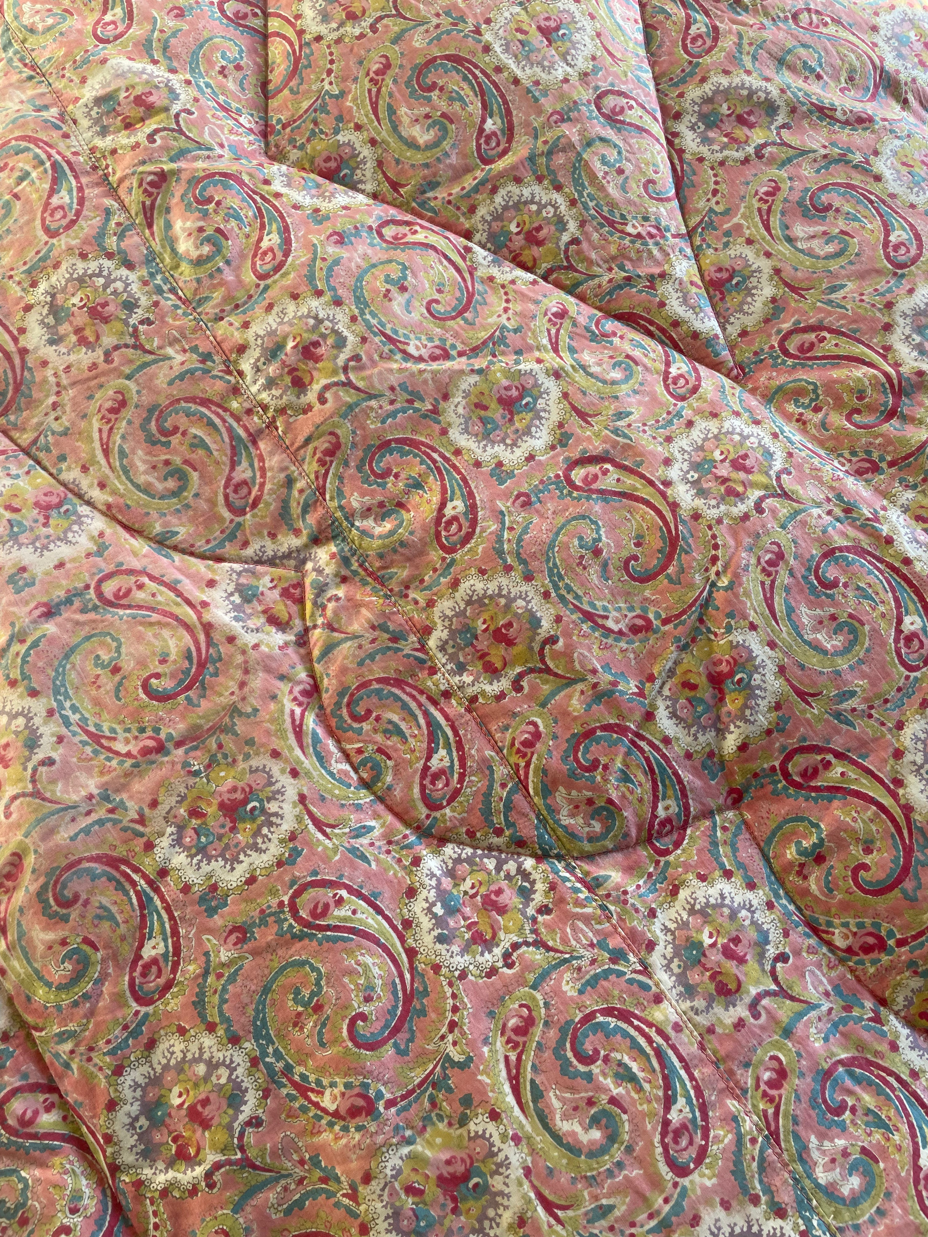 Single Paisley eiderdown