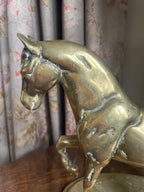 Solid brass horse