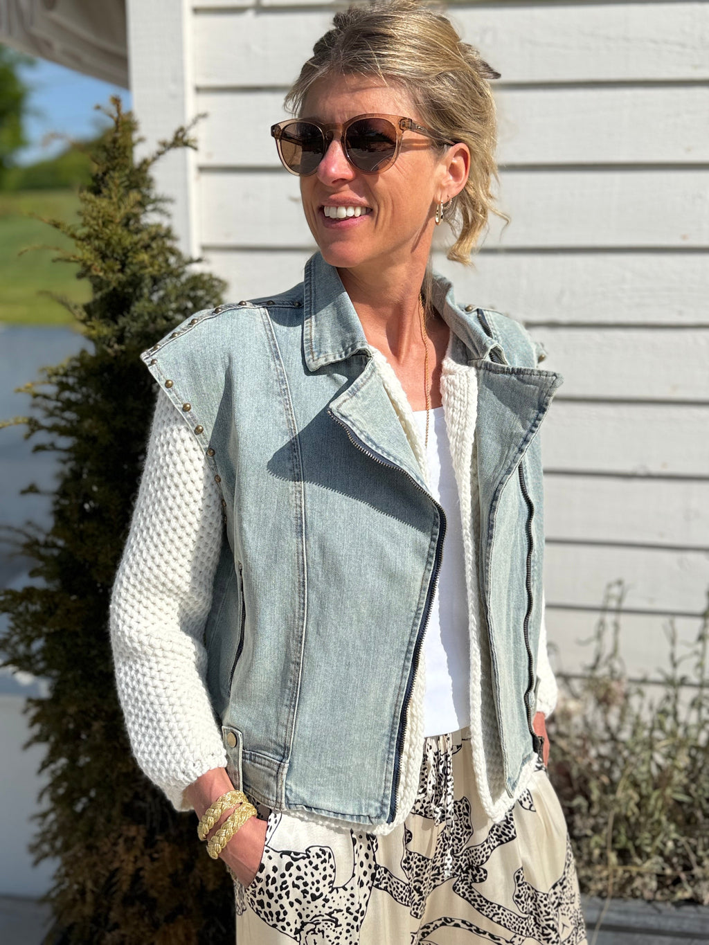 Rockfield Sleevless Denim Jacket