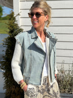 Rockfield Sleevless Denim Jacket