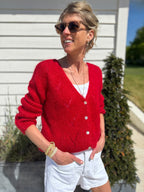 Linden Red Cardigan