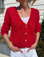 Linden Red Cardigan