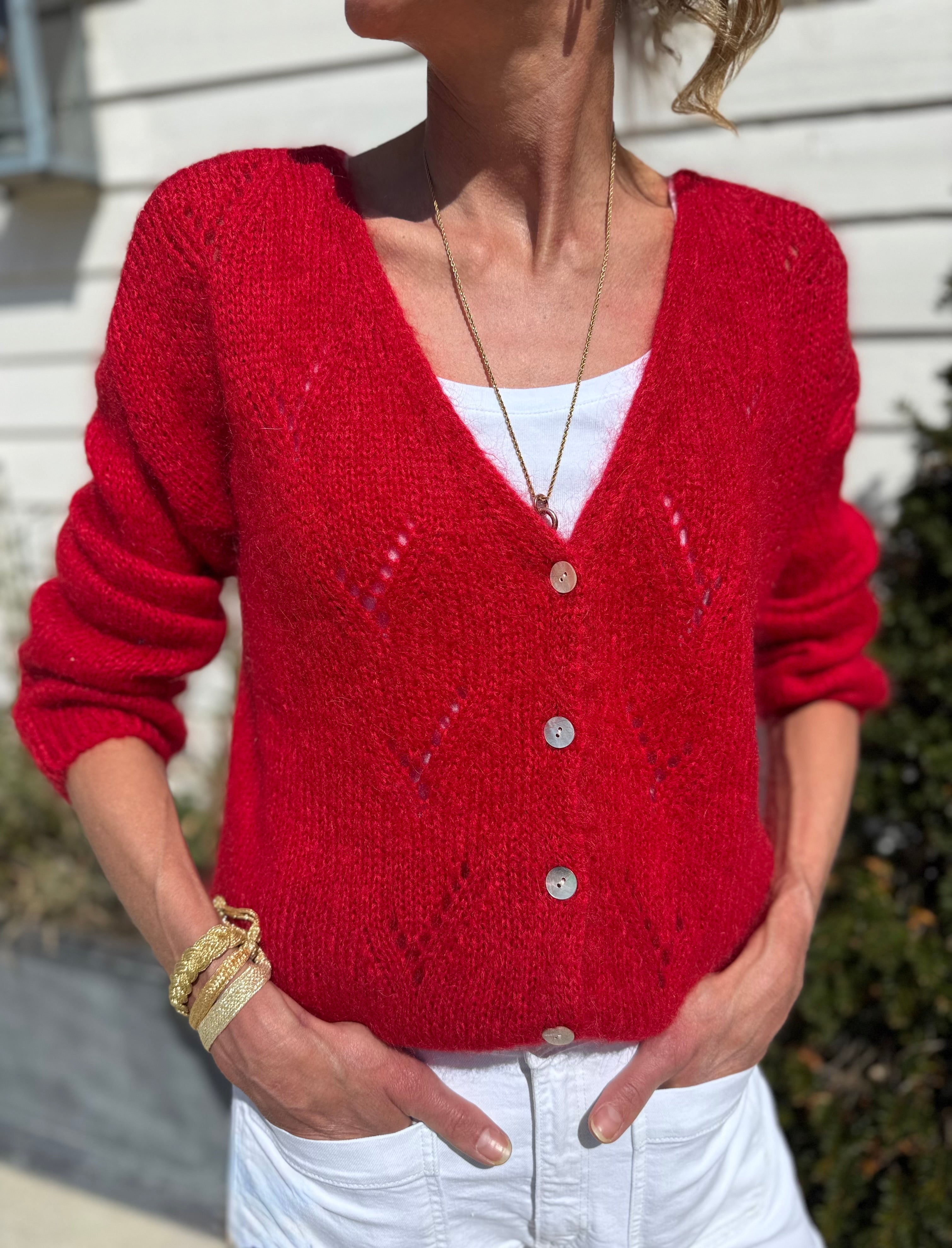 Linden Red Cardigan