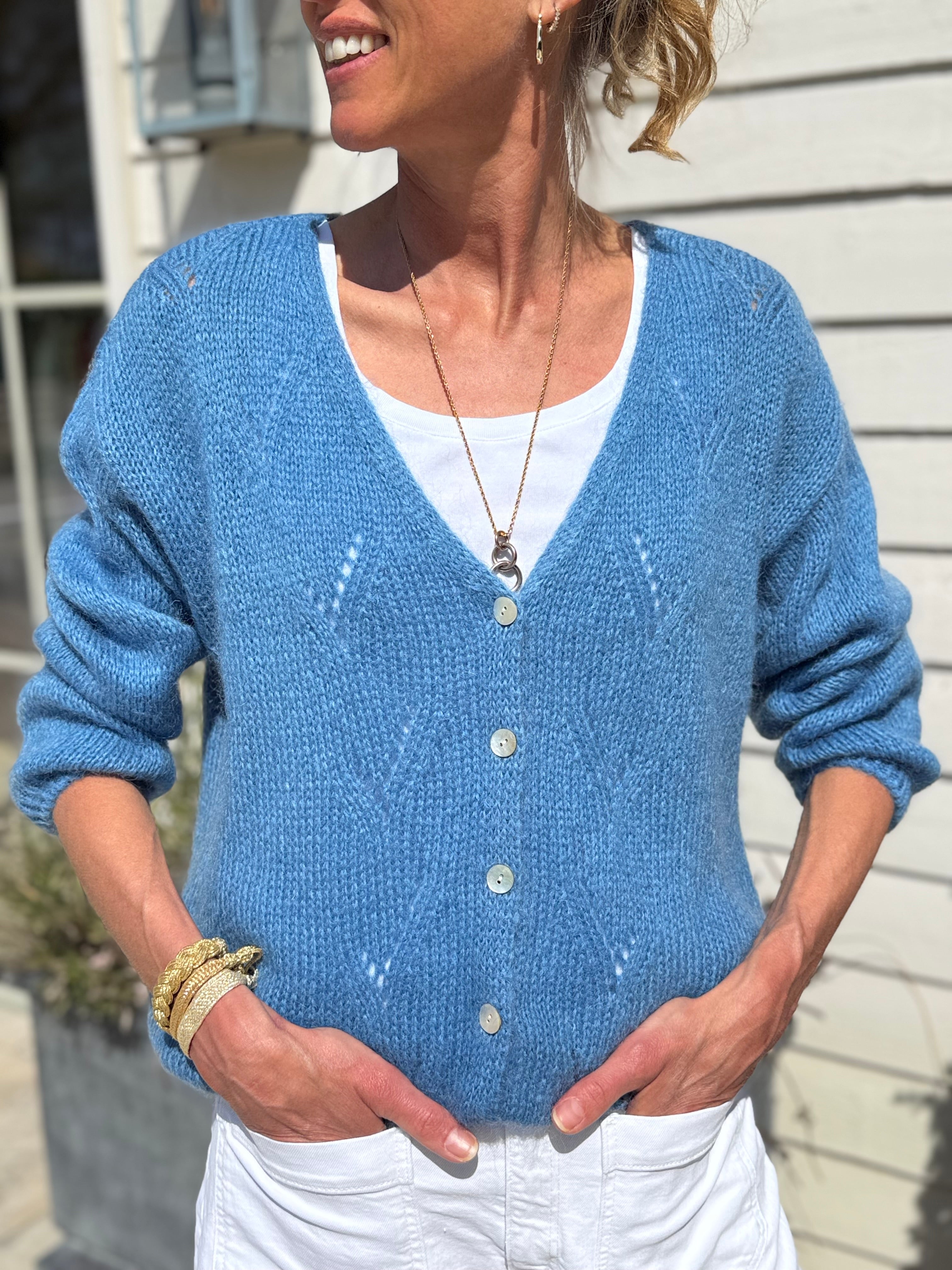 Linden Blue Cardigan