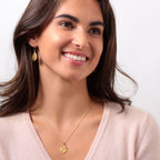 Stargazer Pendant in Gold and Tourmaline