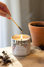 Tomato Leaf & Vine Tin Candle