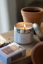 Neroli & Basil Tin Candle