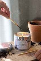 Raspberry & Rhubarb Tin Candle