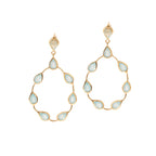 Tikka in Gold with Aqua