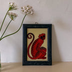 MONKEY Indian glass painting