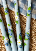 Forget me not candle