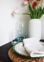 Daisy recycled glass jug