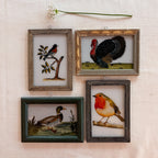 Small Indian Glass Painting Collection x 4
