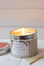 Tomato Leaf & Vine Tin Candle