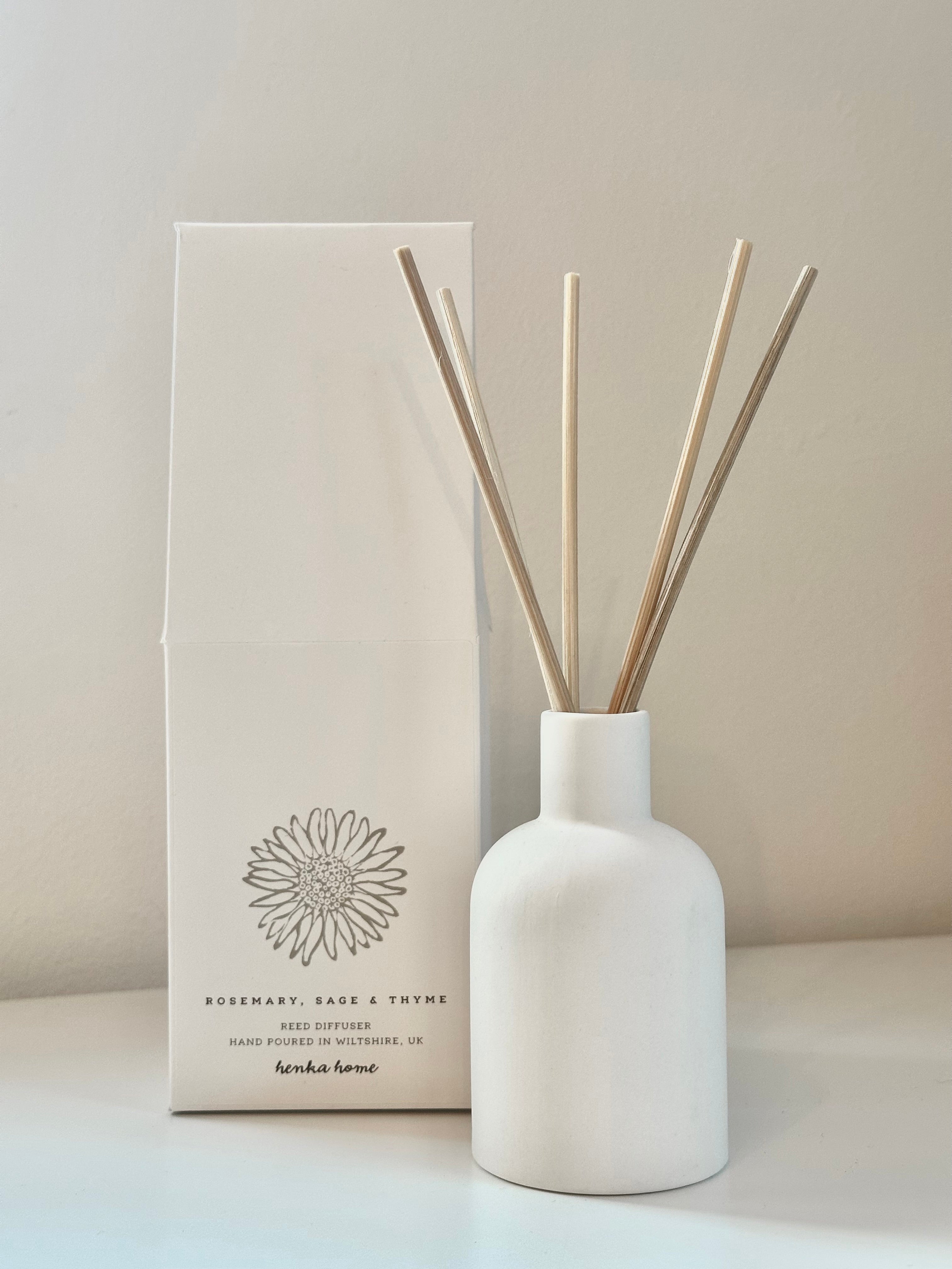 CERAMIC DIFFUSER ~ ROSEMARY, SAGE & THYME