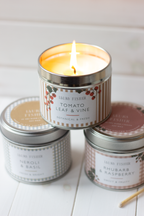 Tomato Leaf & Vine Tin Candle