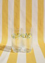 Limoncello ribbed highball glasses set of 2