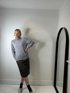 Cashmere roll neck jumper