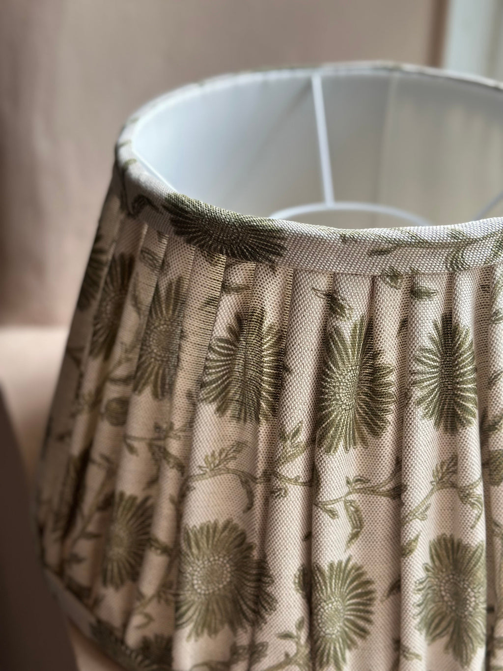 14" SOFT GATHERED LAMPSHADE ~ MOONPENNY MOSS