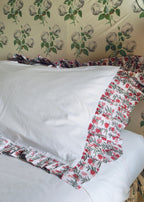 Floral Organic Cotton Poplin Pillowcase