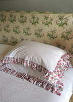 Floral Organic Cotton Poplin Pillowcase