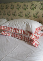 Terracotta Organic Cotton Poplin Pillowcase