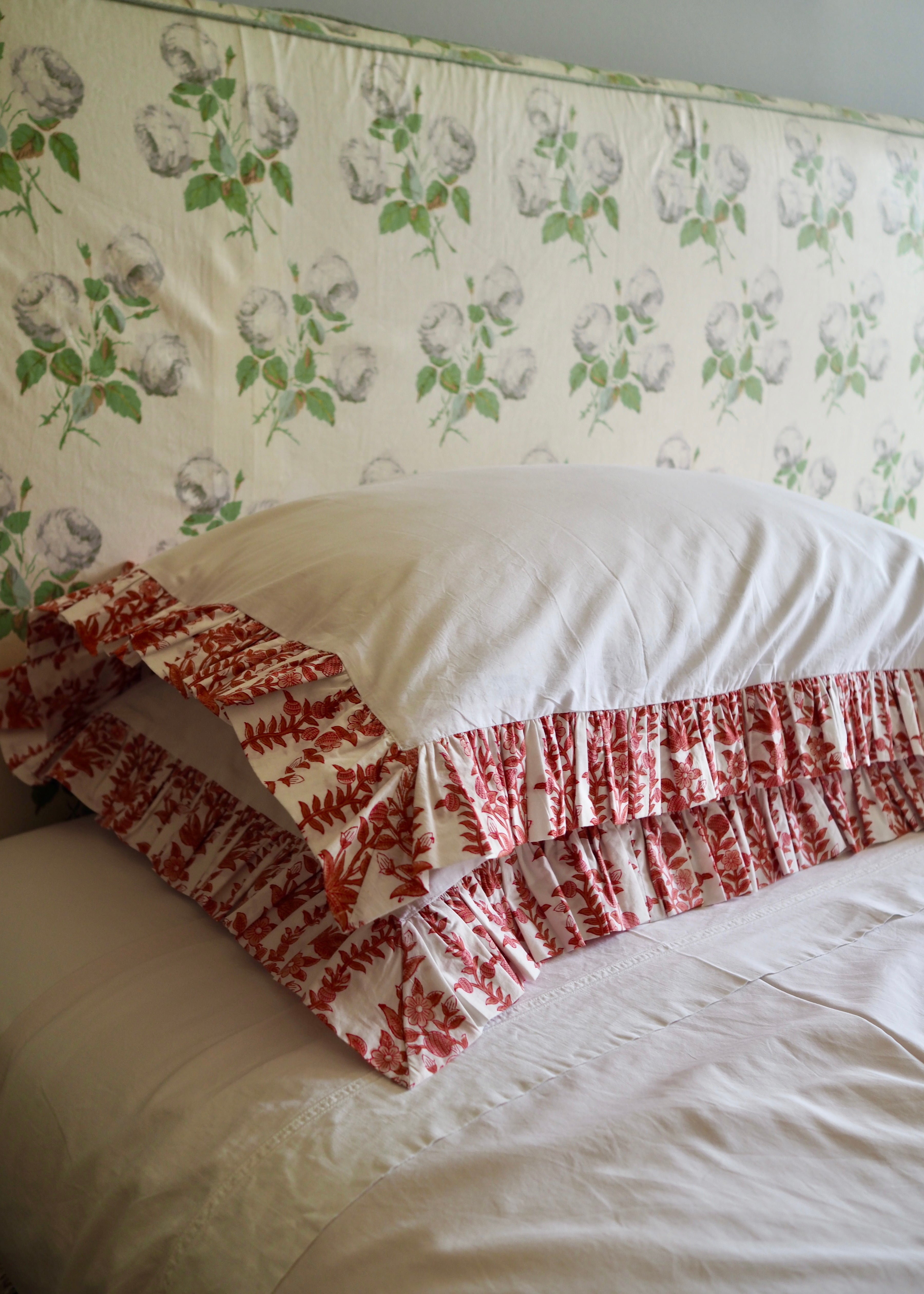 Terracotta Organic Cotton Poplin Pillowcase